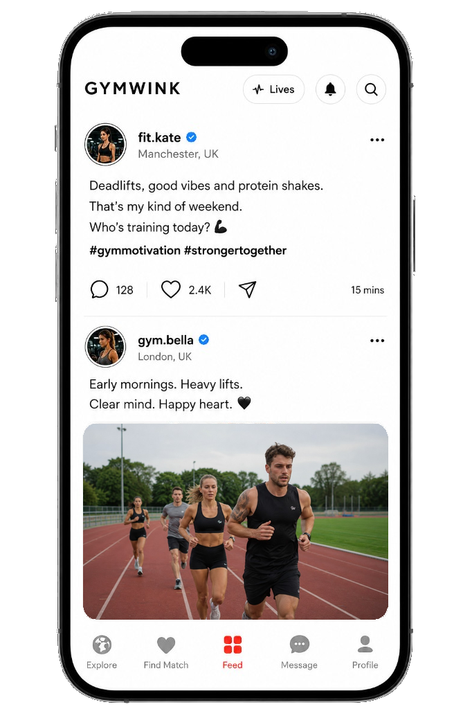 Fitness social feed